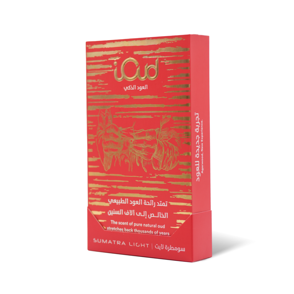 Pure, light, rich and aromatic Sumatra light oud, in 12 pieces.