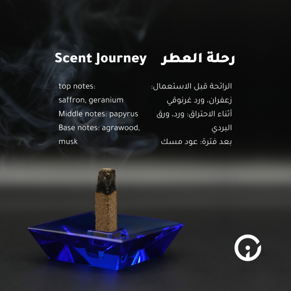 Pure, rich, and aromatic blue oud in 12 pieces