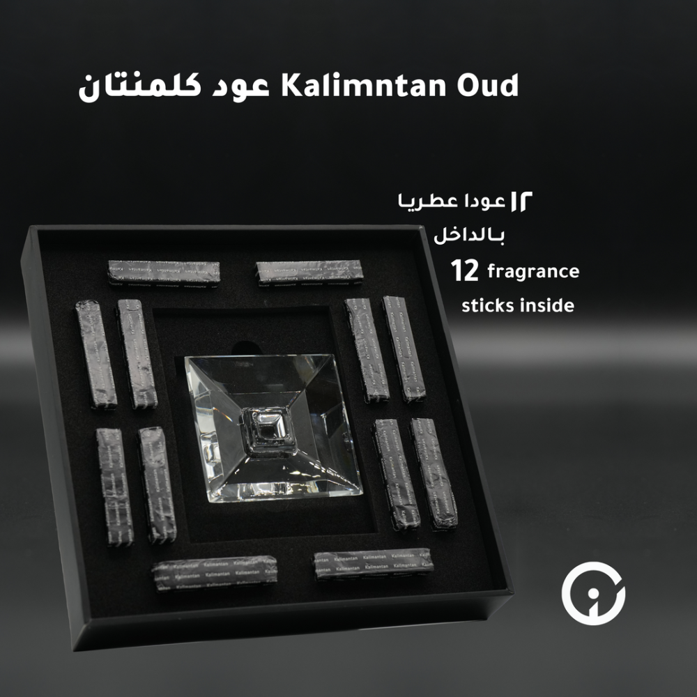 Pure, rich and aromatic kalimantan oud in 12 pieces.