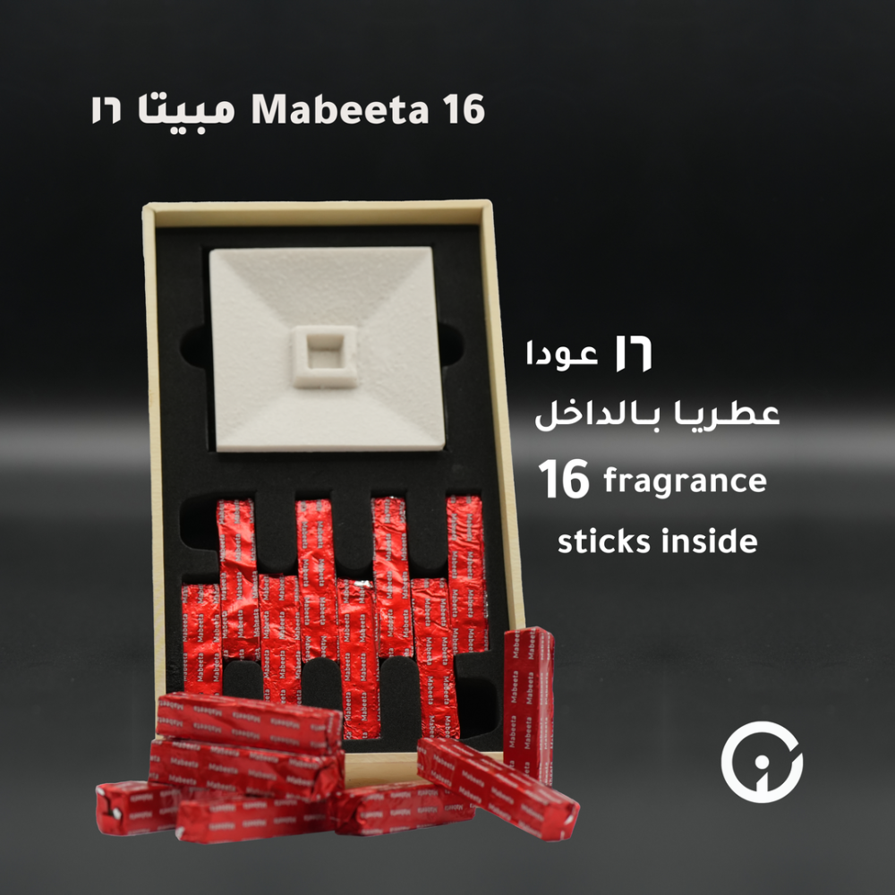 A rich and aromatic blend of oud mabita in 16 pieces.