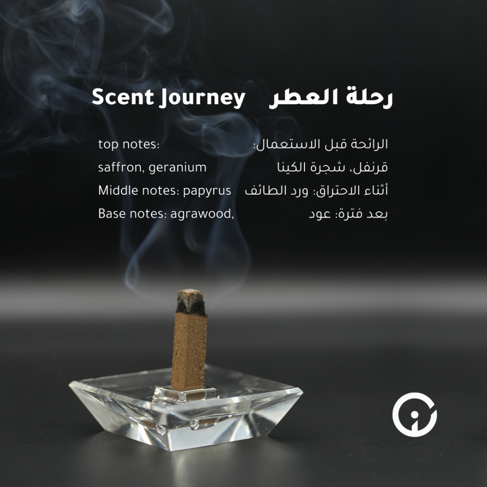 Pure, rich, and aromatic oud irian in 12 pieces.