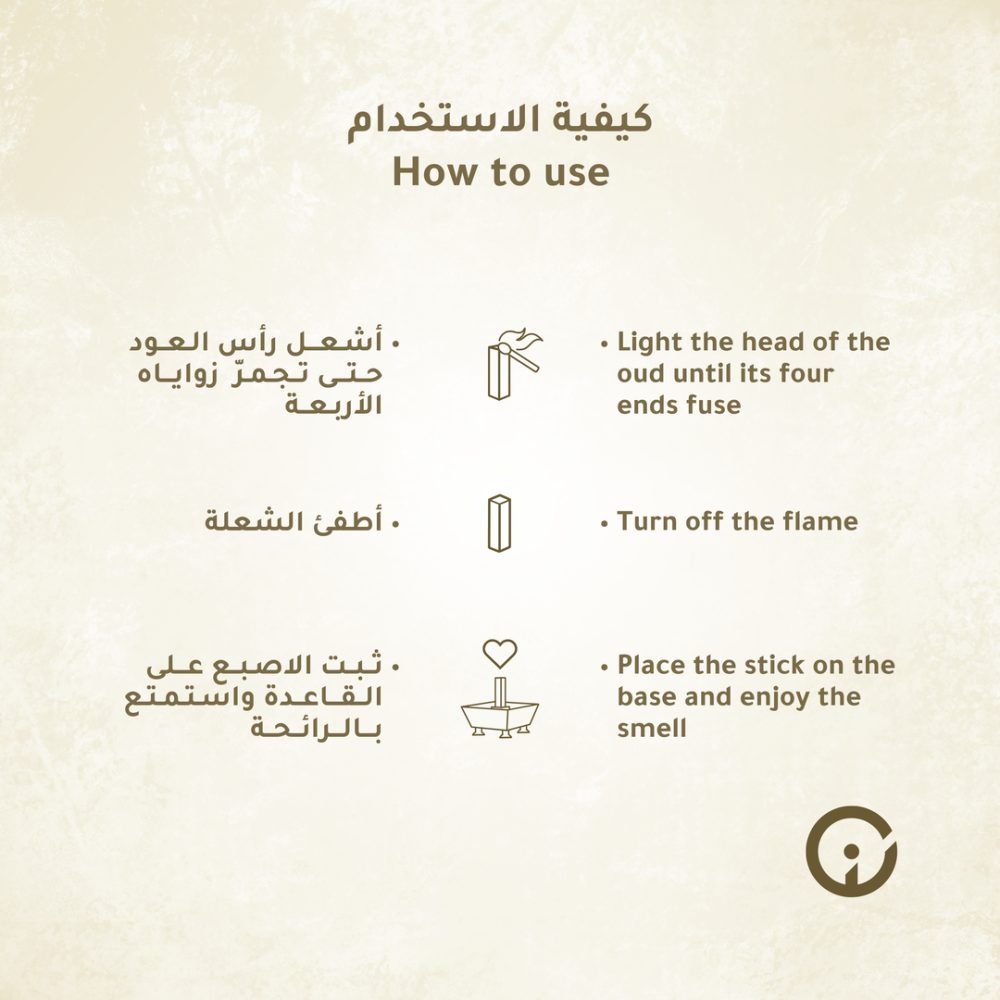 A rich and aromatic blend of oud mabita in 16 pieces.