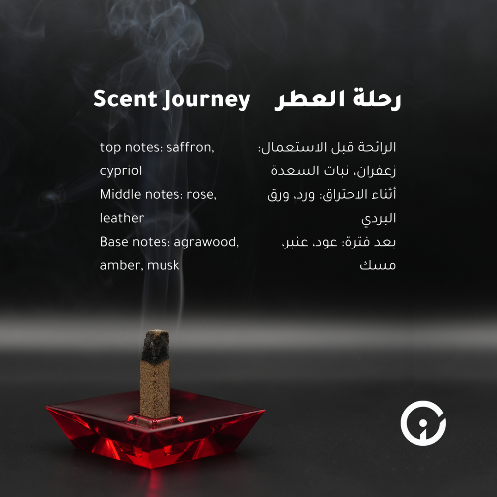 Pure, rich and aromatic moroke oud in 12 pieces.